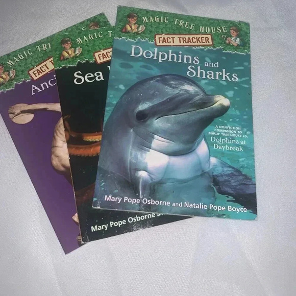 Magic Tree House Dolphins and Sharks,Ancient Greece Ghosts sea monsters - Picture 5 of 5